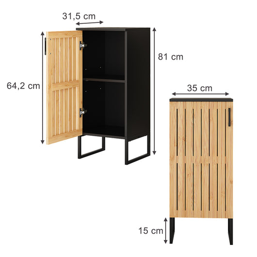 Vicco Mobiletto midi Bambù 35 x 81 cm