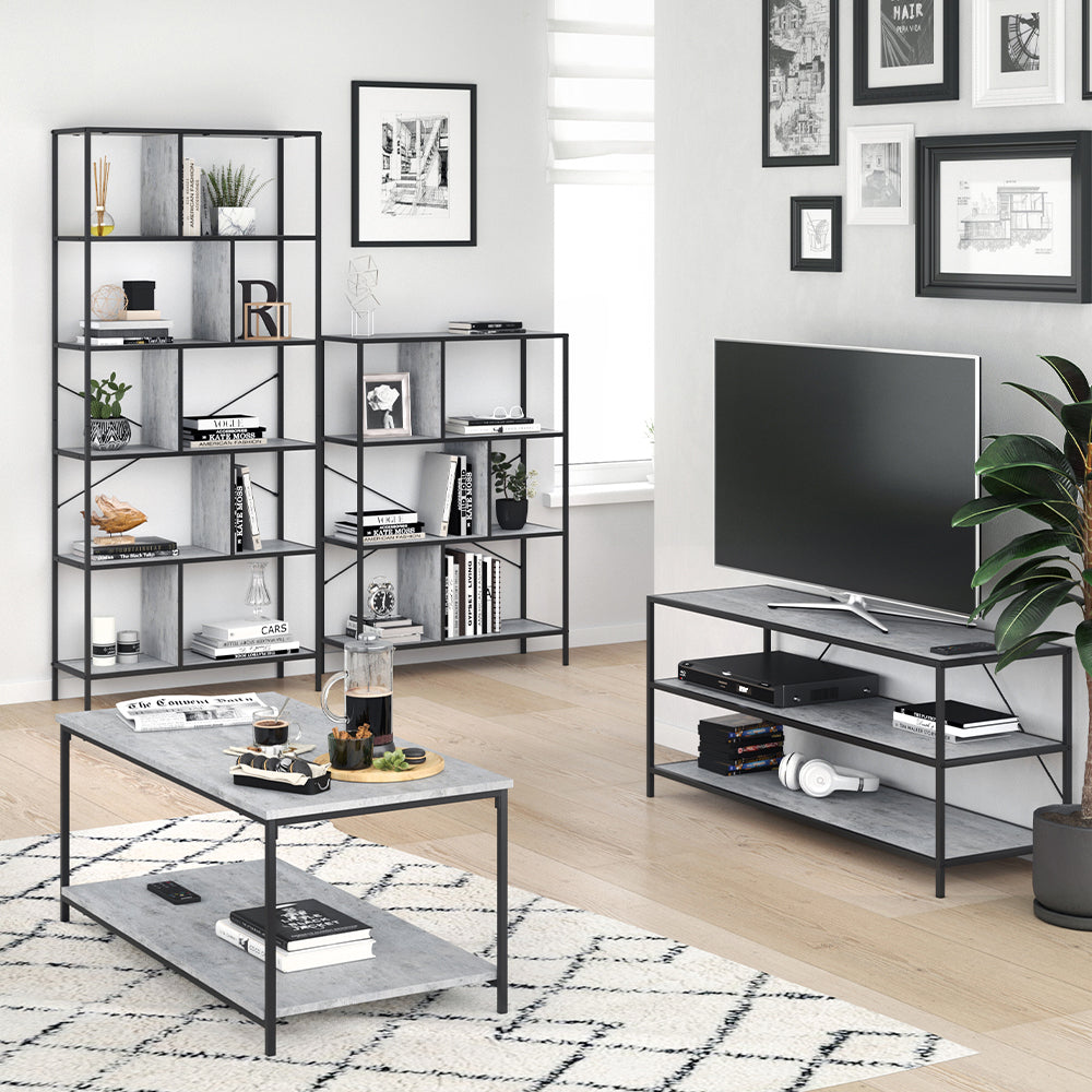 Vicco Tavolino da salotto Calcestruzzo 108 x 52 cm