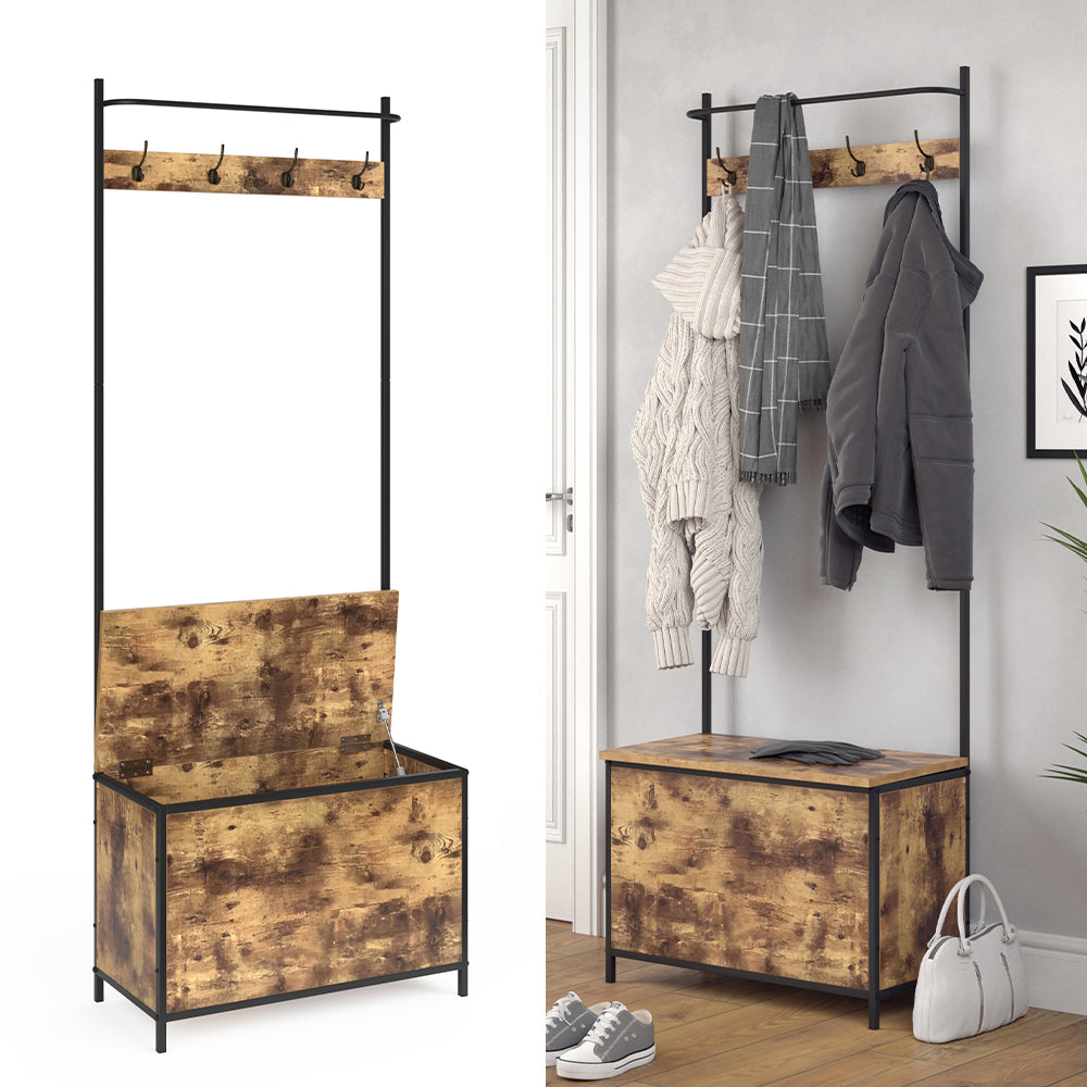 Vicco Armadio da ingresso Rovere rustico 65 x 175 cm