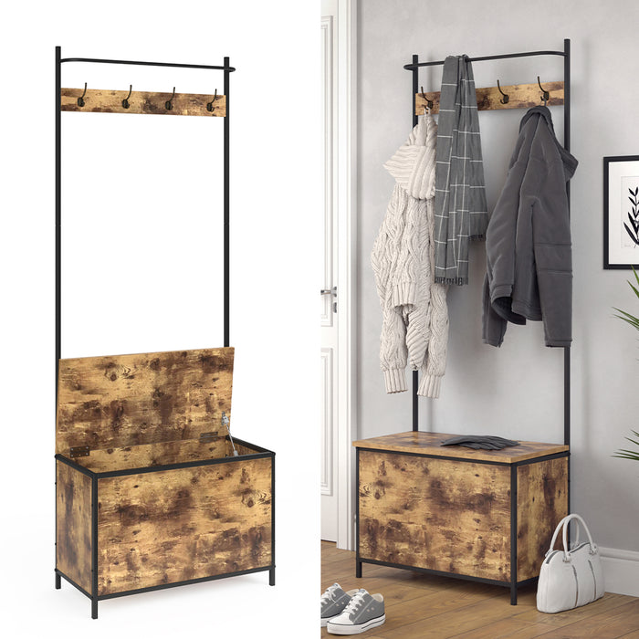 Vicco Armadio da ingresso Rovere rustico 65 x 175 cm