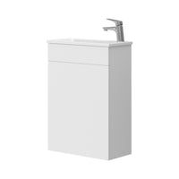 Vicco Set mobili bagno Bianco 2 parti, con lavabo