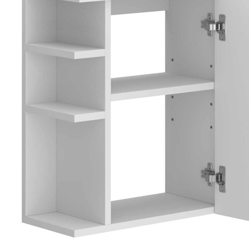 Vicco Set mobili bagno Bianco 2 parti, con lavabo