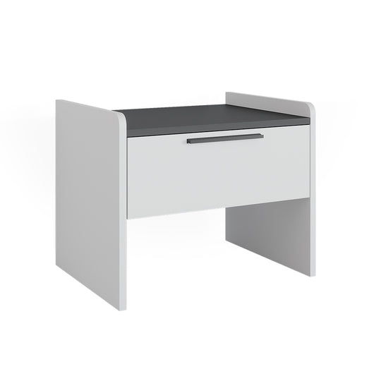 Vicco Panca per la sala da pranzo Bianco/antracite 53.5 x 41.1 cm con 1 cassetto