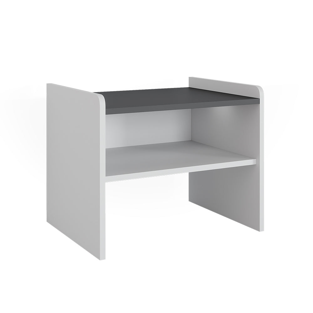 Vicco panca ad angolo Bianco/antracite 53.5 x 41.1 cm