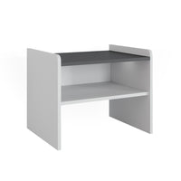 Vicco panca ad angolo Bianco/antracite 53.5 x 41.1 cm