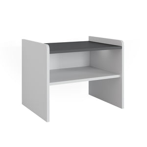 Vicco panca ad angolo Bianco/antracite 53.5 x 41.1 cm