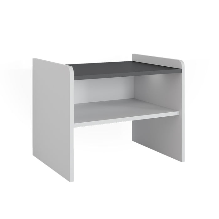 Vicco panca ad angolo Bianco/antracite 53.5 x 41.1 cm