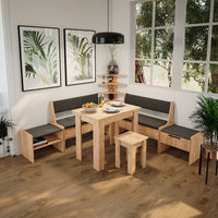 Vicco panca ad angolo Quercia dorata/antracite 53.5 x 41.1 cm