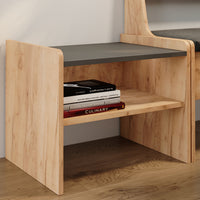 Vicco panca ad angolo Quercia dorata/antracite 53.5 x 41.1 cm