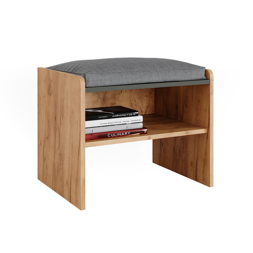 Vicco panca ad angolo Quercia dorata/antracite 53.5 x 41.1 cm