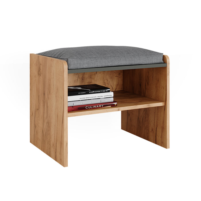 Vicco panca ad angolo Quercia dorata/antracite 53.5 x 41.1 cm