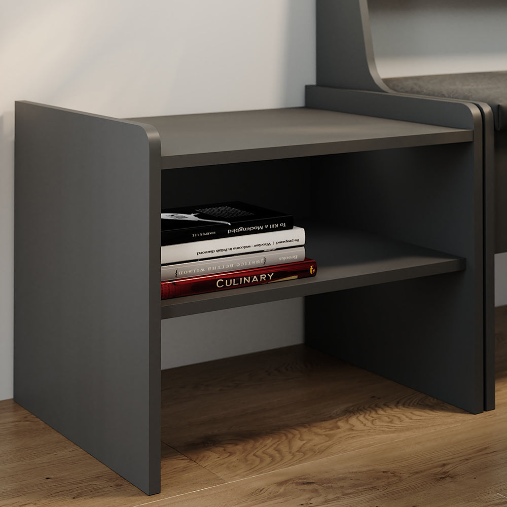 Vicco panca ad angolo Antracite 53.5 x 41.1 cm