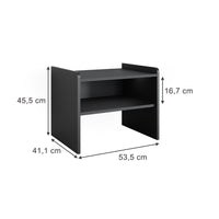 Vicco panca ad angolo Antracite 53.5 x 41.1 cm