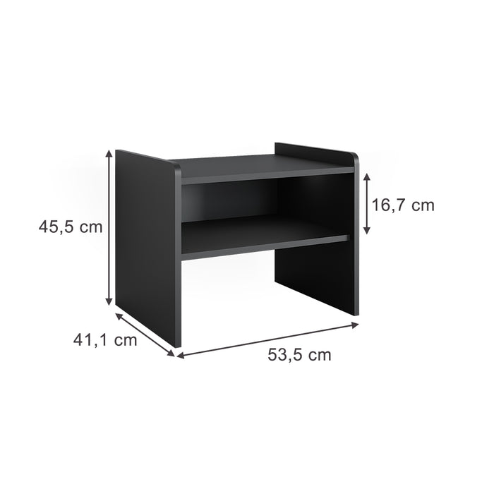 Vicco panca ad angolo Antracite 53.5 x 41.1 cm
