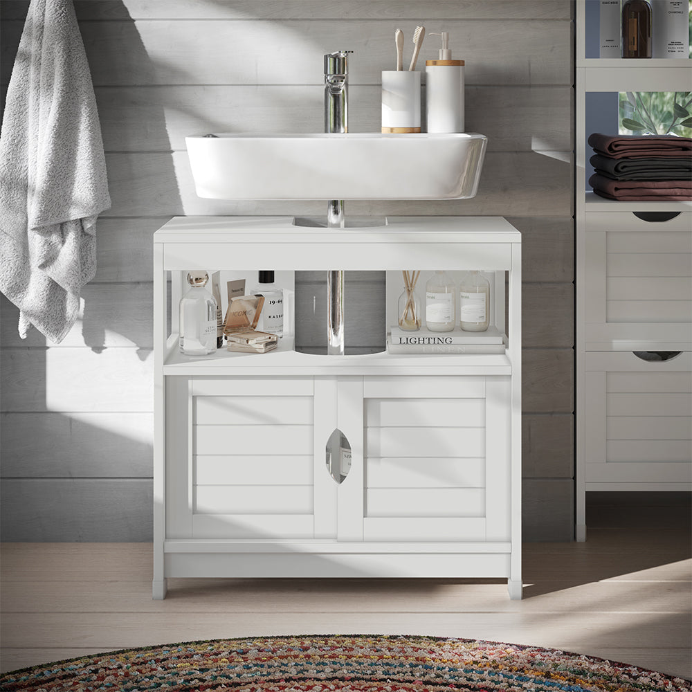 Vicco Mobile sottolavabo per bagno Bianco 60 x 60 cm