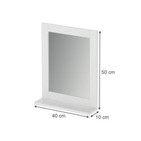Vicco Specchio bagno Bianco 40 x 50 cm