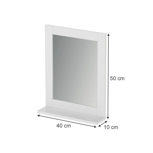 Vicco Specchio bagno Bianco 40 x 50 cm