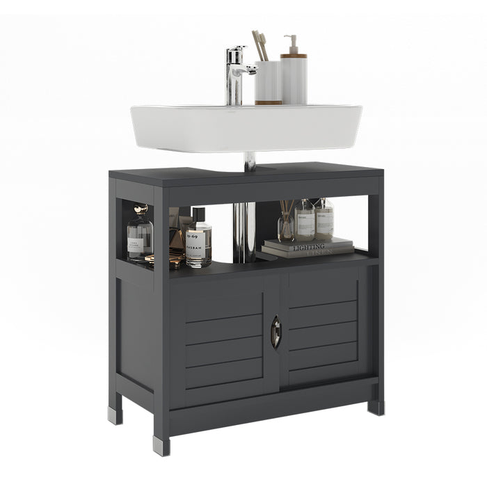 Vicco Mobile sottolavabo per bagno Grigio 60 x 60 cm