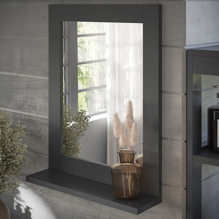 Vicco Specchio da bagno Grigio 50 x 40 cm