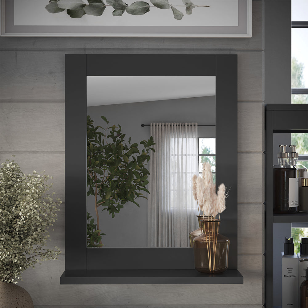 Vicco Specchio da bagno Grigio 50 x 40 cm