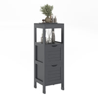 Vicco mobiletto bagno Grigio 30 x 89 cm con 2 cassetti