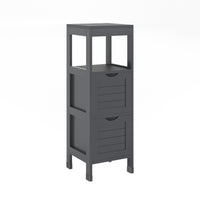 Vicco mobiletto bagno Grigio 30 x 89 cm con 2 cassetti