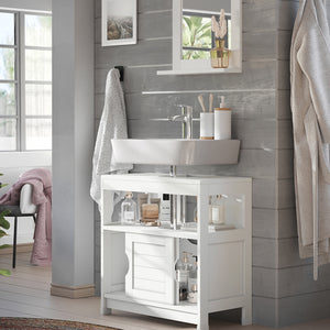 Vicco Set di mobili da bagno Bianco 2 parti