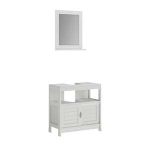 Vicco Set di mobili da bagno Bianco 2 parti