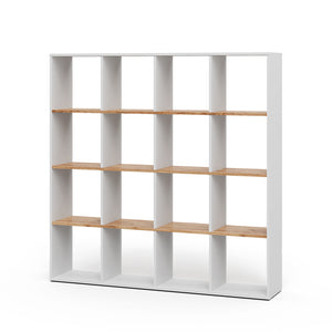 Vicco Scaffale Rovere bianco/dorato 138.5 x 142.5 cm