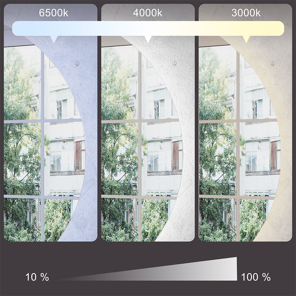 Vicco Specchio bagno Vetro 40 x 80 cm con retroilluminazione