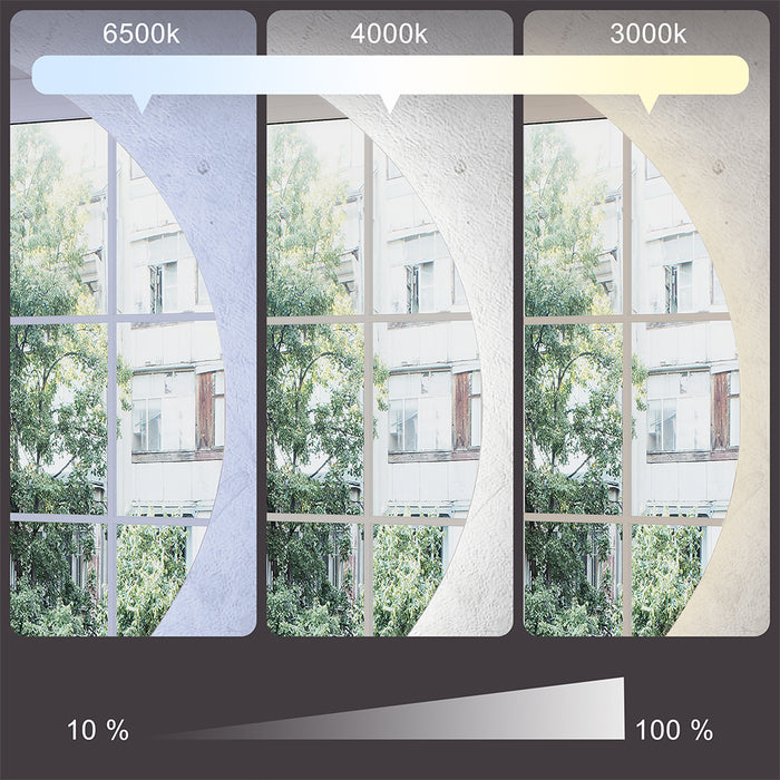 Vicco Specchio bagno Vetro 40 x 80 cm con retroilluminazione