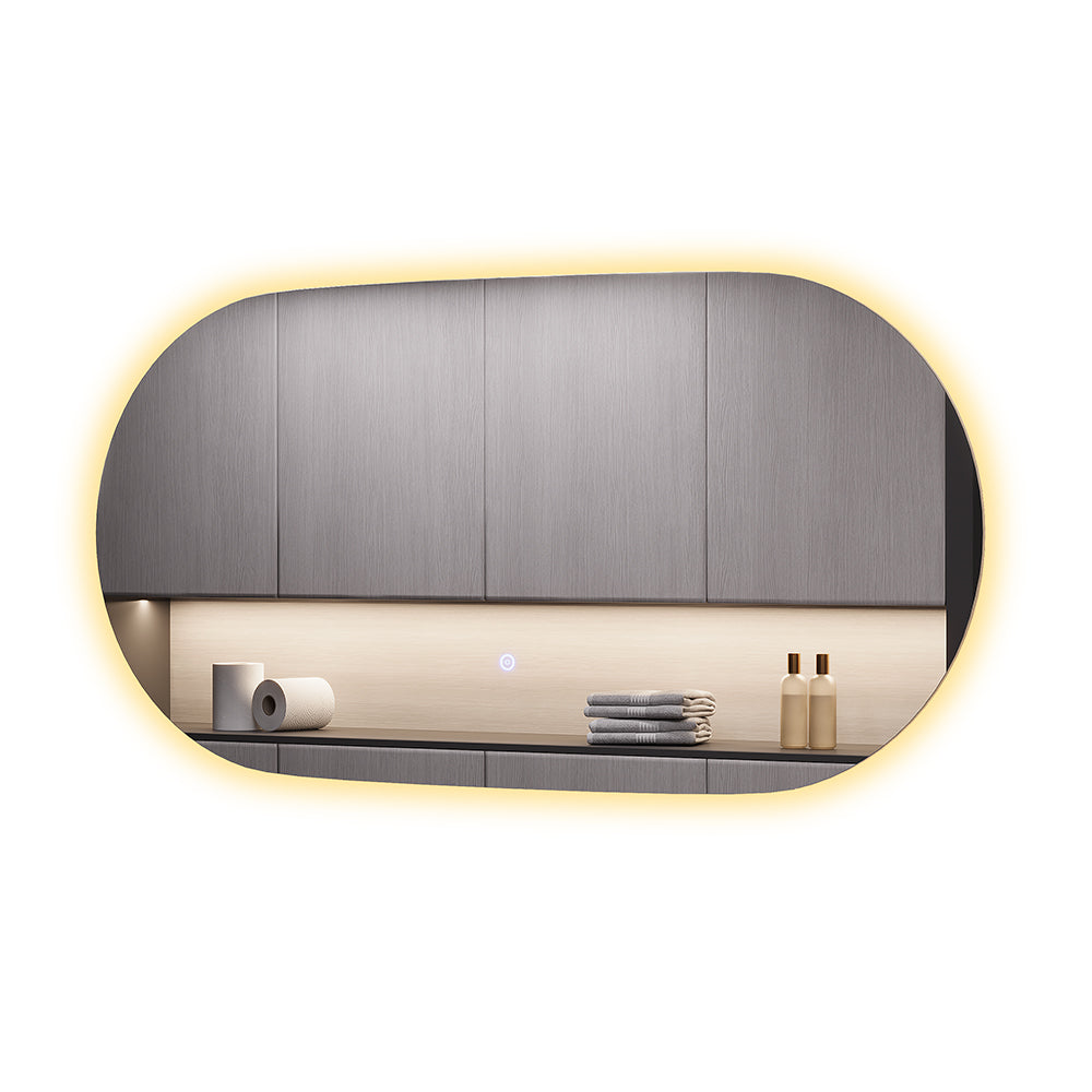 Vicco Specchio bagno Vetro 50 x 100 cm con retroilluminazione