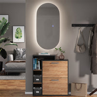 Vicco Specchio bagno Vetro 50 x 100 cm con retroilluminazione