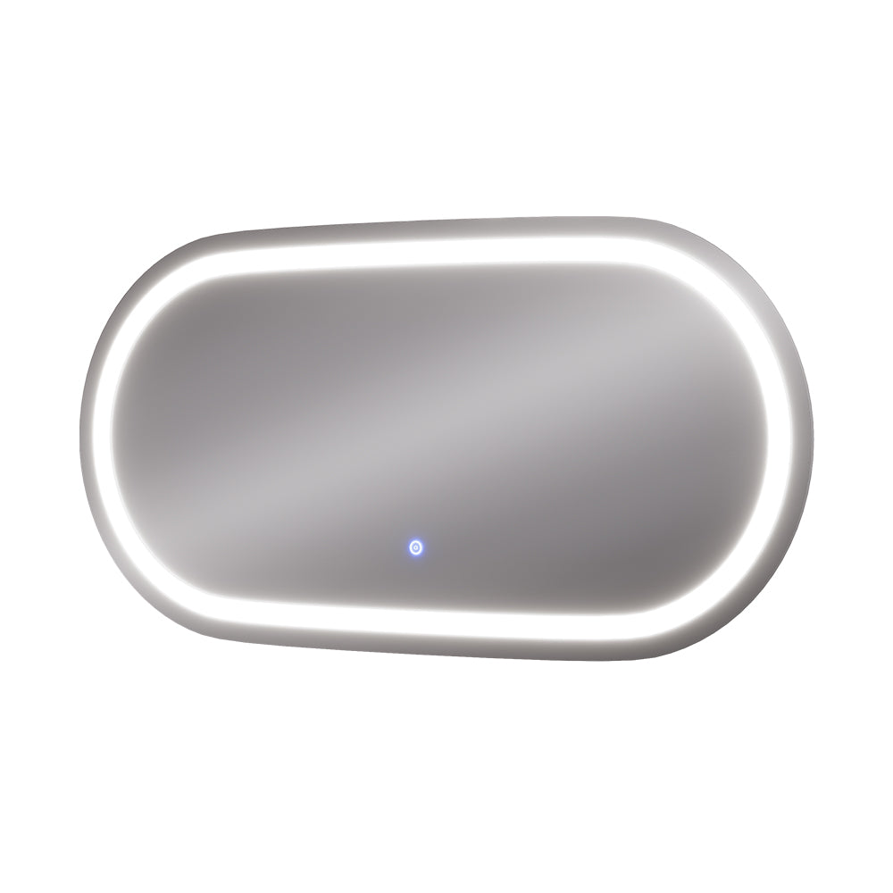 Vicco Specchio bagno Vetro 50 x 100 cm con illuminazione frontale