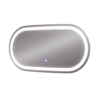 Vicco Specchio bagno Vetro 50 x 100 cm con illuminazione frontale