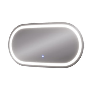 Vicco Specchio bagno Vetro 50 x 100 cm con illuminazione frontale