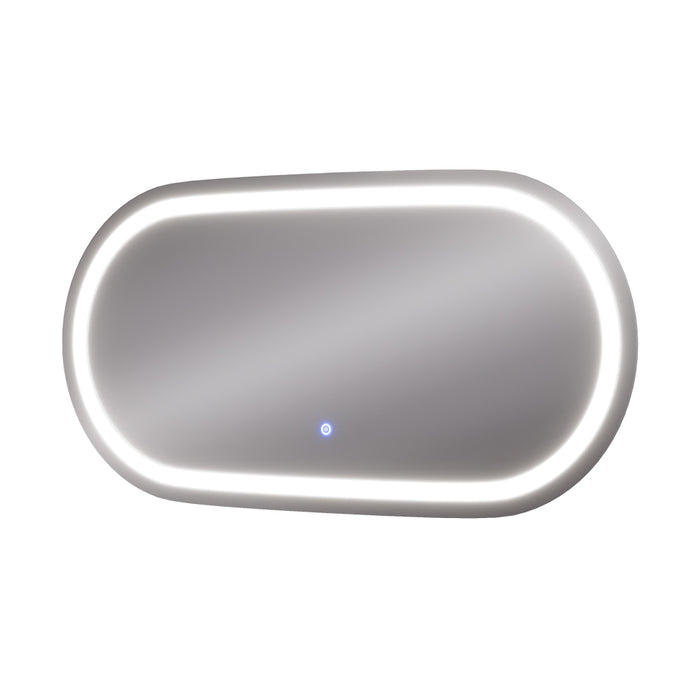 Vicco Specchio bagno Vetro 50 x 100 cm con illuminazione frontale