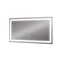 Vicco Specchio bagno Vetro 40 x 80 cm con illuminazione frontale