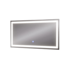 Vicco Specchio bagno Vetro 40 x 80 cm con illuminazione frontale