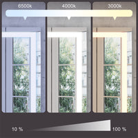 Vicco Specchio bagno Vetro 40 x 80 cm con illuminazione frontale