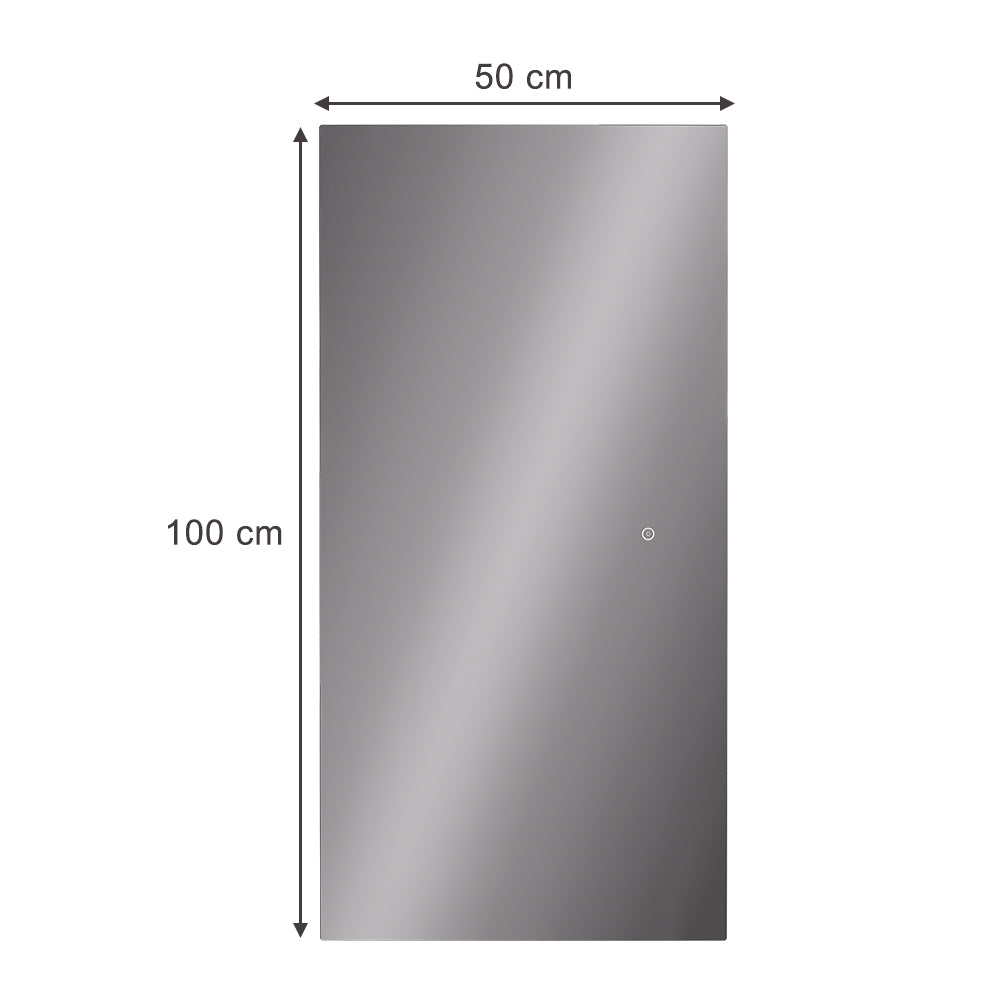 Vicco Specchio bagno Vetro 50 x 100 cm con retroilluminazione