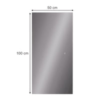 Vicco Specchio bagno Vetro 50 x 100 cm con retroilluminazione