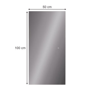 Vicco Specchio bagno Vetro 50 x 100 cm con retroilluminazione
