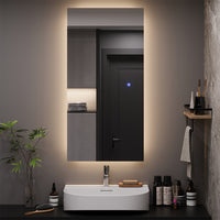 Vicco Specchio bagno Vetro 50 x 100 cm con retroilluminazione