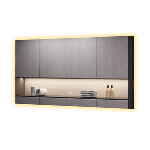 Vicco Specchio bagno Vetro 50 x 100 cm con retroilluminazione