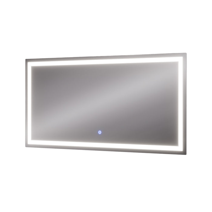 Vicco Specchio bagno Vetro 50 x 100 cm con illuminazione frontale