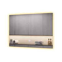 Vicco Specchio bagno Vetro 40 x 60 cm con retroilluminazione