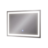 Vicco Specchio bagno Vetro 40 x 60 cm con illuminazione frontale