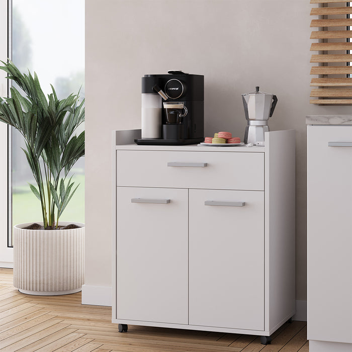 Vicco Contenitore per rotoli Bianco 60 x 40 cm con cassetti