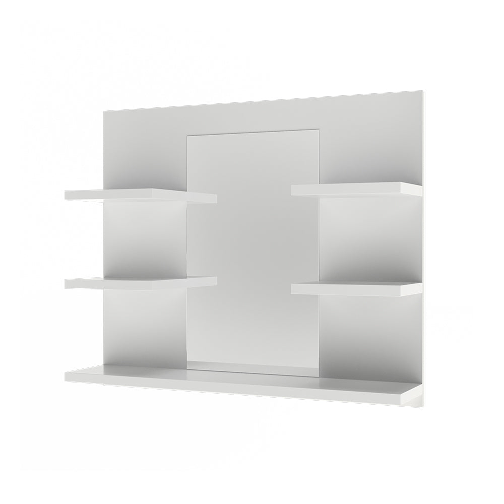 Vicco Specchio contenitore bagno Bianco 58.8 x 50 cm con ripiani